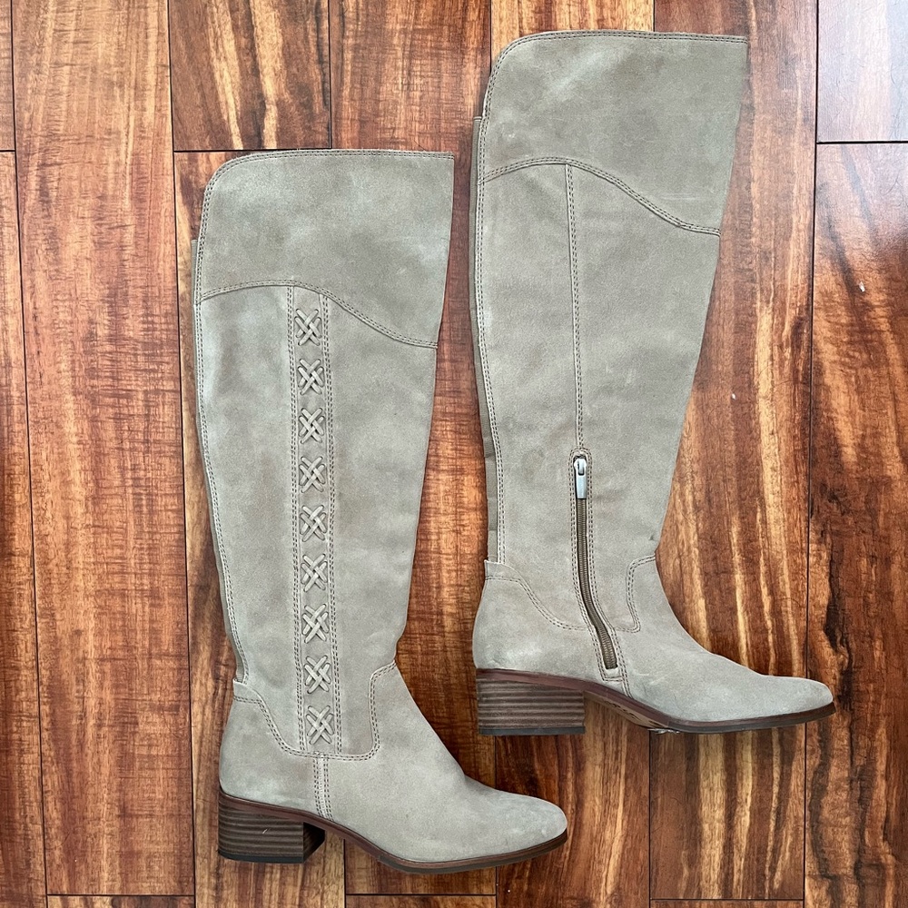 Vince Camuto knee high leather boots